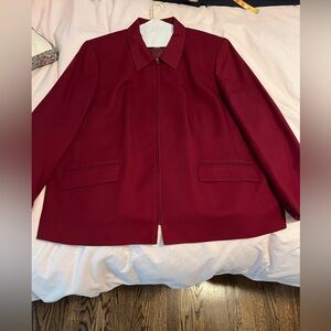 Talbots Zippered Blazer